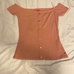 Guess off shoulder top